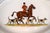 Traditional Picard China Decorated by Crest Studio Hand Painted Fox Hunt Scene Platter For Sale - Image 3 of 4