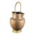 19th Century Copper Water Pitcher Jig Double Spout Brass Base 16" For Sale