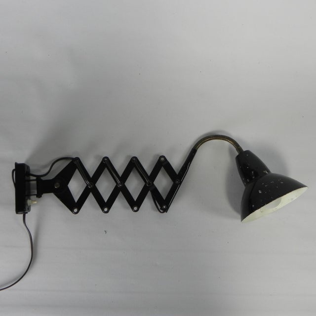 Vintage Industrial Scissor Lamp, 1950s For Sale - Image 14 of 14