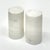 Stone Cylindrical Honed Carrara Marble Salt & Pepper Shakers For Sale - Image 7 of 7