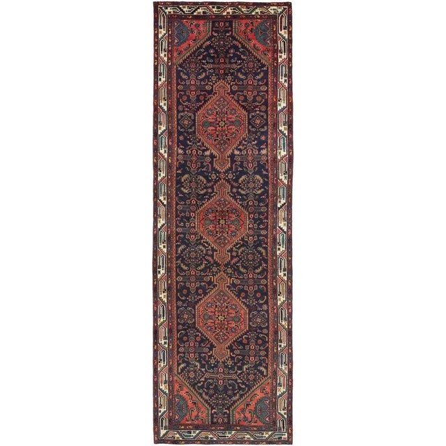 Hamadan rug | Knot density: approx. 200.000 knots/m² | Material: 100% virgin wool in the pile, 100% cotton in the warp |...