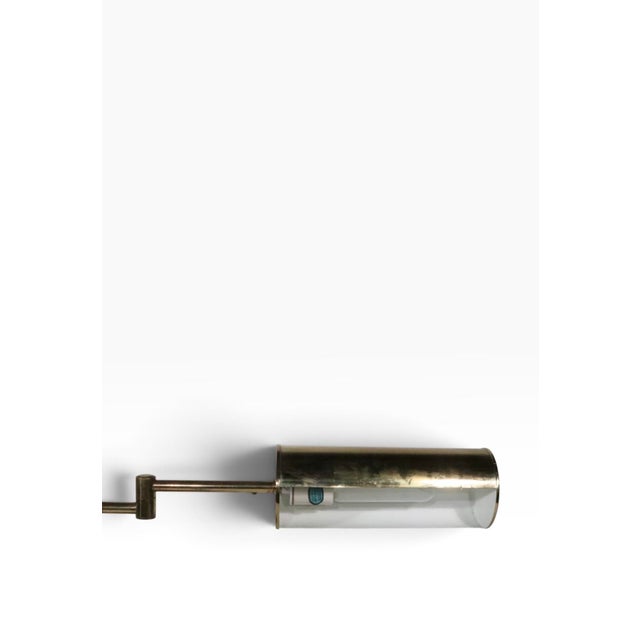 Mid 20th Century Mid Century Modern Brass Flex Arm Desk Lamp by Walter Von Nessen For Sale - Image 9 of 18