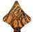 Apricot Ethiopian Coptic Processional Blessing Cross For Sale - Image 8 of 10