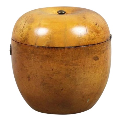 George III Applewood Teacaddy For Sale