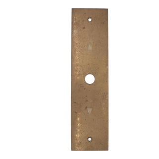Vintage Brass One Button Elevator Indicator For Sale