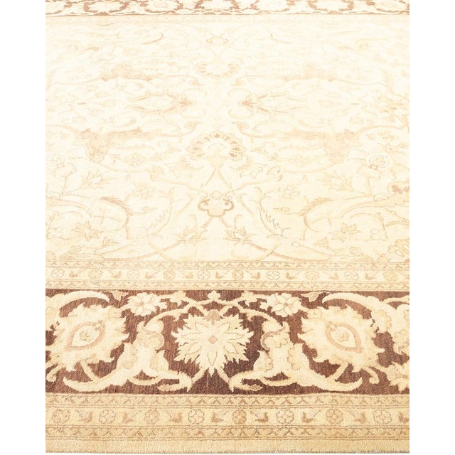 Solo Rugs Eclectic, One-of-a-Kind Hand-Knotted Area Rug in Ivory, 8' 0" x 10' 4" For Sale - Image 4 of 8