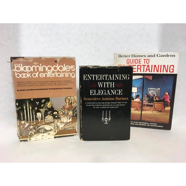 Vintage Guide to Entertaining Books Set of 3 Chairish