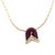 Contemporary Late 20th Century Fabrege Diamond Tulip Red Enamel Pendant Necklace For Sale - Image 3 of 10