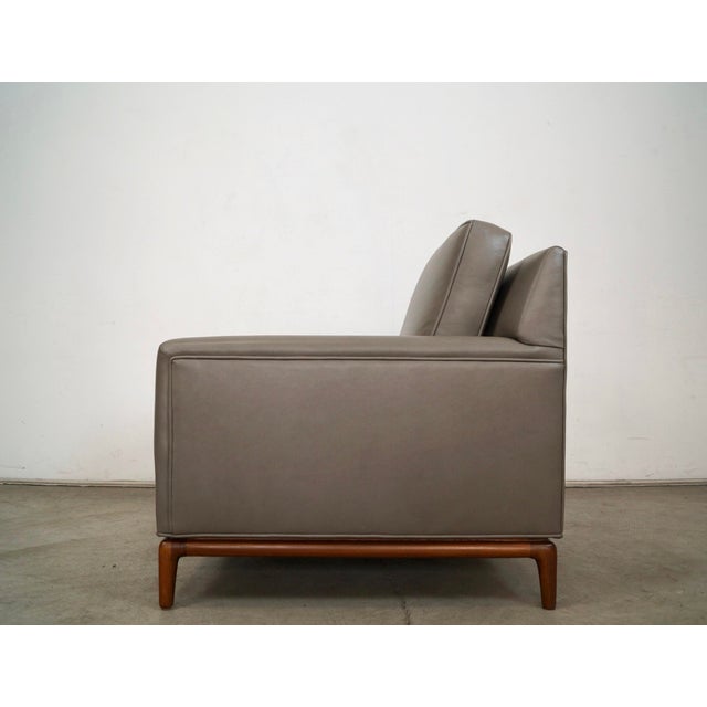 Wood 1960’s Mid-Century Modern Walnut & Leather Lounge Chair For Sale - Image 7 of 12