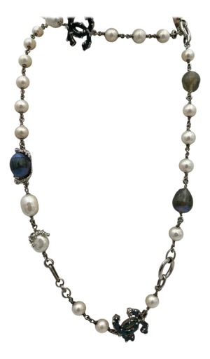 Chanel Pearl And Chain Necklace Summer/spring 2012