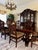 Italian Solid Wood Double-Pedestal Dining Table Set With 6 Carved Chairs – European Traditional Luxury For Sale - Image 3 of 12