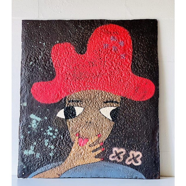 Blue Elvira VI, Painting on Metal For Sale - Image 8 of 16