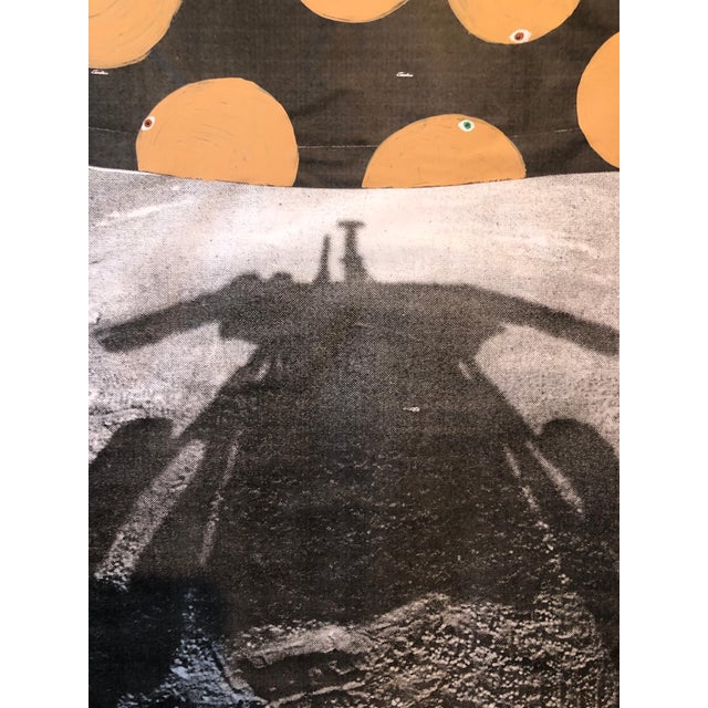 Scoli Acosta, Scoli Acosta Large Contemporary Mixed Media Painting LA Art Red Planet Collage, 2006 For Sale - Image 15 of 18