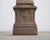 Neoclassical Cast Stone Garden Finial on Pedestal 44 Inch For Sale - Image 17 of 18