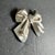 Art Nouveau Vintage Bow Brooch Silver Plated Ribbon Pin For Sale - Image 3 of 7