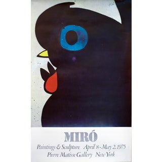 1975 Joan Miro Pierre Matisse Gallery Exhibition For Sale
