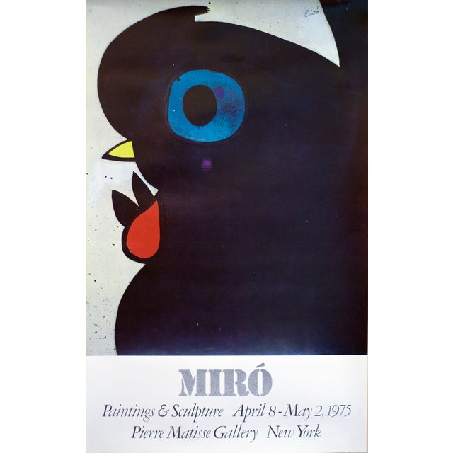 1975 Joan Miro Pierre Matisse Gallery Exhibition For Sale