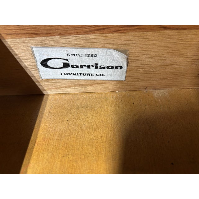 Wood Vintage Garrison Furniture Company Early American Colonial Revival Dry Sink For Sale - Image 7 of 17