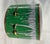 Antique Chinese Export Porcelain Famille Verte “Boc Choy Leaf” Pattern Canister With Lid. For Sale - Image 9 of 12