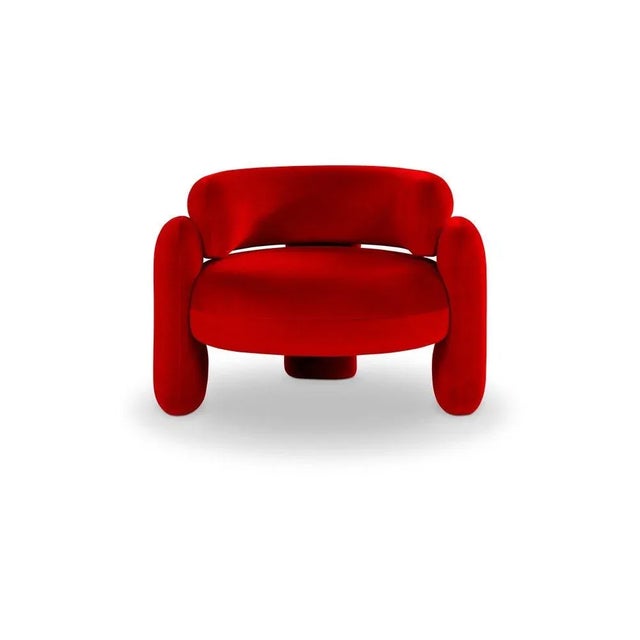 Textile Embrace Gentle 663 Armchair by Royal Stranger For Sale - Image 7 of 7