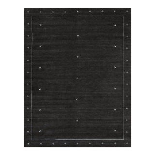 Pasargad Home Gramercy Charcoal Area Rug, 8' 9'' X 11' 9'' For Sale