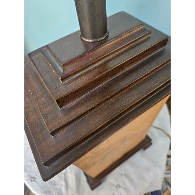 Vintage Frederick Cooper World Map Lamp For Sale - Image 12 of 12