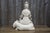 Gold 19th Century Qing Dynasty Chinese Blanc De Chine Guanyin Porcelain Figure For Sale - Image 8 of 18