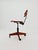 Bauhaus swivel office chair in solid wood By SToll Giroflix Modell 7075 ,1960s The chair is in good condition...