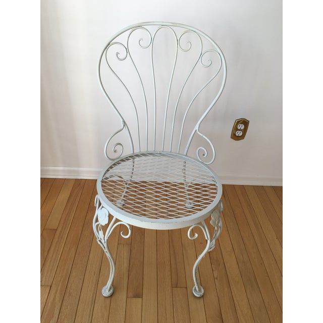 1950’s Vintage Woodard Roses Patio FurnitureSet of 5 Chairish