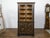 19th Century 19th Century English Black and Gold Chinoiserie Bookcase with Glass Doors For Sale - Image 5 of 12