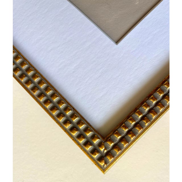 Contemporary 2025 "Gli Impegno" Abstract Minimalist Painting on Paper by Artist r.k. Red For Sale - Image 3 of 3