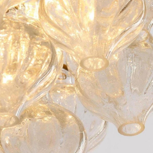 Metal Tulipan Light Fixture attributed to J. T. Kalmar for Kalmar, 1970s For Sale - Image 7 of 10