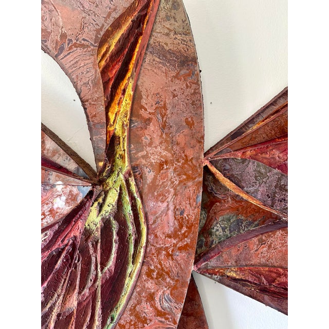 Early 21st Century Laddie John Dill – Original Large Mixed Media "Bird" Wall Sculpture For Sale - Image 5 of 5