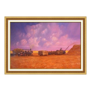 Mid 20th Century Harvest Upon Us, Raymond Knaub For Sale