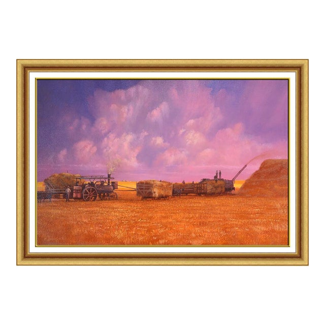 Mid 20th Century Harvest Upon Us, Raymond Knaub For Sale
