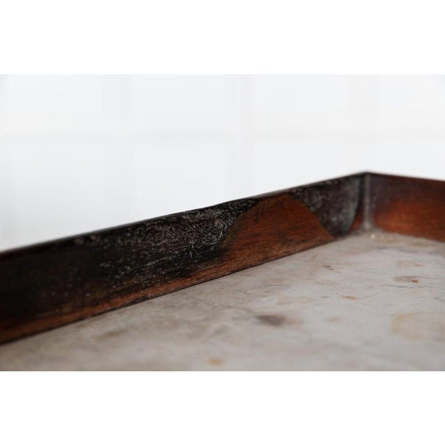 19th Century English Mahogany & Marble Top Collectors Cabinet, 1860s For Sale - Image 16 of 18