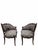 Victorian Antique Victorian Rococo Revival Asymmetrical Caned Ladies’ Conversation Chairs - Pair For Sale - Image 3 of 12