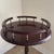 Elegant vintage mahogany side table featuring classic Chippendale-inspired styling with a versatile design suitable as a...