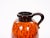 Mid-Century West German Glazed Porcelain Vase, Orange /Brown, Black 12" Tall For Sale In New York - Image 6 of 11