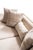 Elysium Neutral 3-Piece Sofa Set by Casa Milano - Curved Modern Luxury With Gold Details For Sale - Image 4 of 16