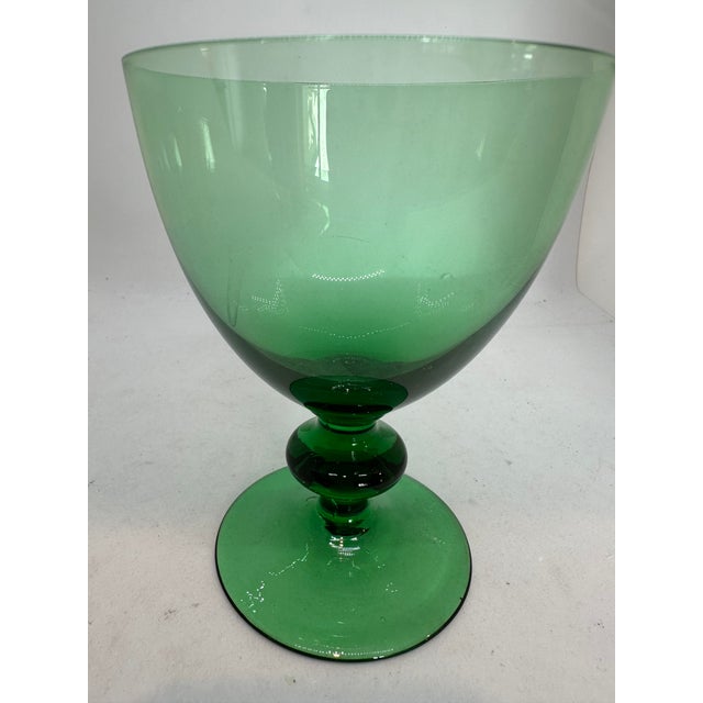 Mid-Century Modern 1960s Mid Century Modern Imperial Glass Water Goblets - Set of 5 For Sale - Image 3 of 4