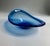Glass Vintage Blue Selandia Bowl Attributed to Per Lütken for Holmegaard For Sale - Image 7 of 16