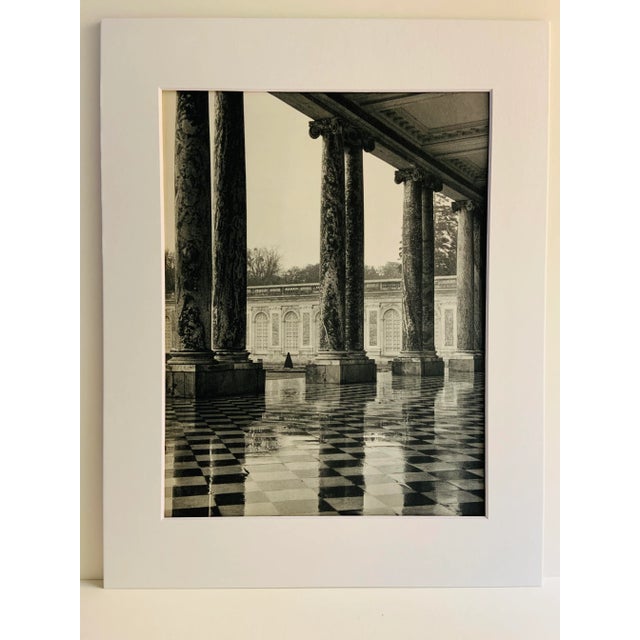 Paper Vintage French Photograph Versailles Petit Trianon Print For Sale - Image 7 of 7