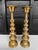 Mid-Century Modern Japanese Shōwa Metal Candlesticks, 1950, Set of 2 For Sale - Image 3 of 10
