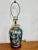 Asian Vintage Asian Floral Cloisonne Style Ceramic Ginger Jar Table Lamp Hand Painted For Sale - Image 3 of 15