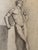 Gray Carl H. Berberich, Male Nude Leaning on a Pedestal, Pencil on Paper For Sale - Image 8 of 12