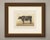 An original antique chromolithograph, printed in color, lettered "race normande, bœuf." and published in paris about 1863...