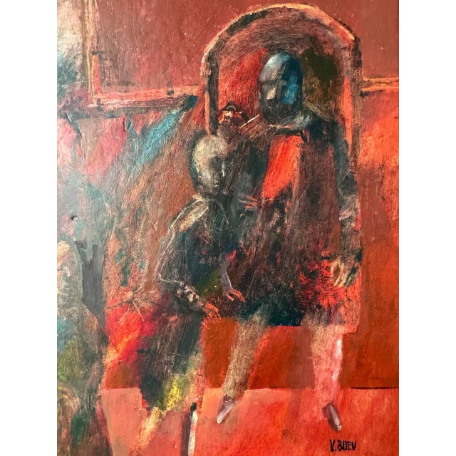 Contemporary "Disorentation" Modern Expressionism Painting For Sale - Image 3 of 3