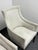 Custom Design Slope Arm Chairs, Pair For Sale - Image 9 of 12