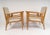 Vintage Oak Armchairs, 1950s For Sale - Image 4 of 10